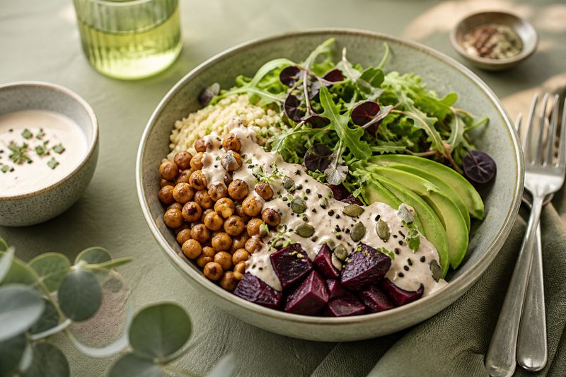 Salát Buddha bowl s cizrnou